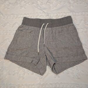 Athleta Heather Gray Women's Cabo Linen Shorts